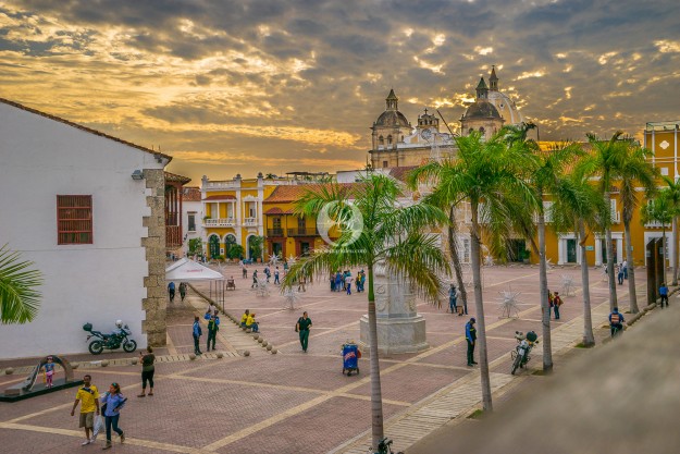 Sunset over Cartagena by MarkDeu