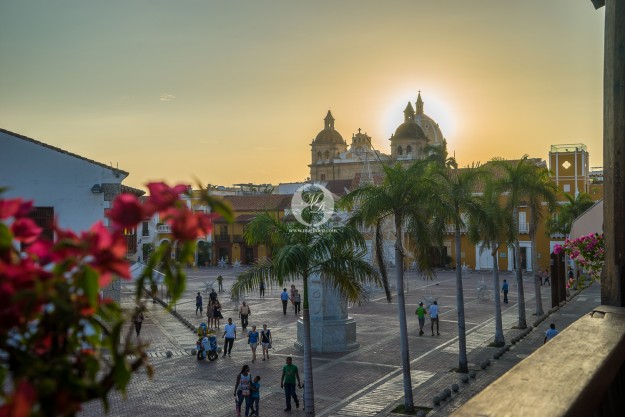 Sunset over Cartagena by MarkDeu