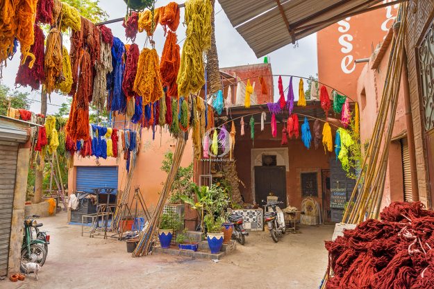 Marrakesch-Sehenswürdigkeiten-Reisebericht-Färberviertel-by-markdeu