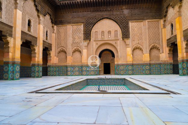 Marrakesch-Sehenswürdigkeiten-Reisebericht-Koranschule-Innenhof-by-markdeu